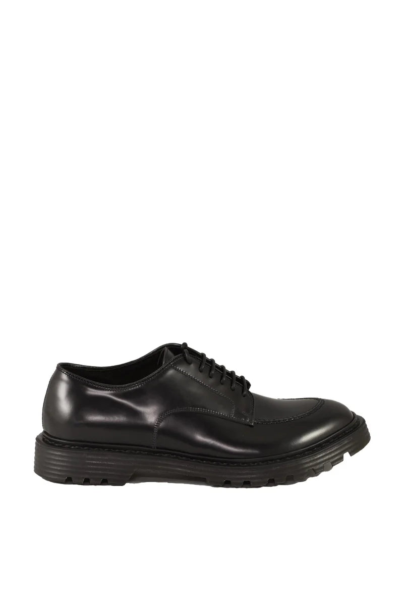 Refined Black Lace-Up Shoes