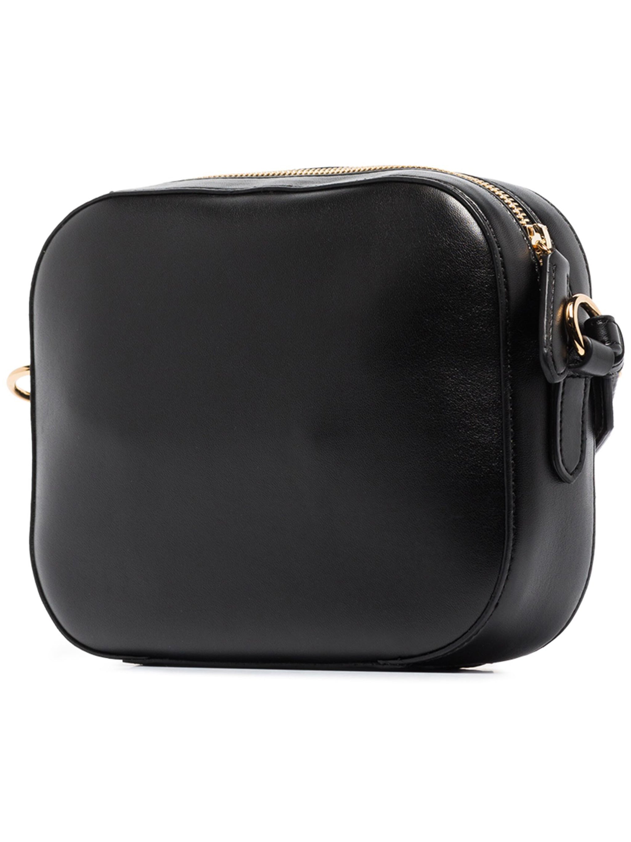 Pink Camera Bag Perforated Logo Satchel