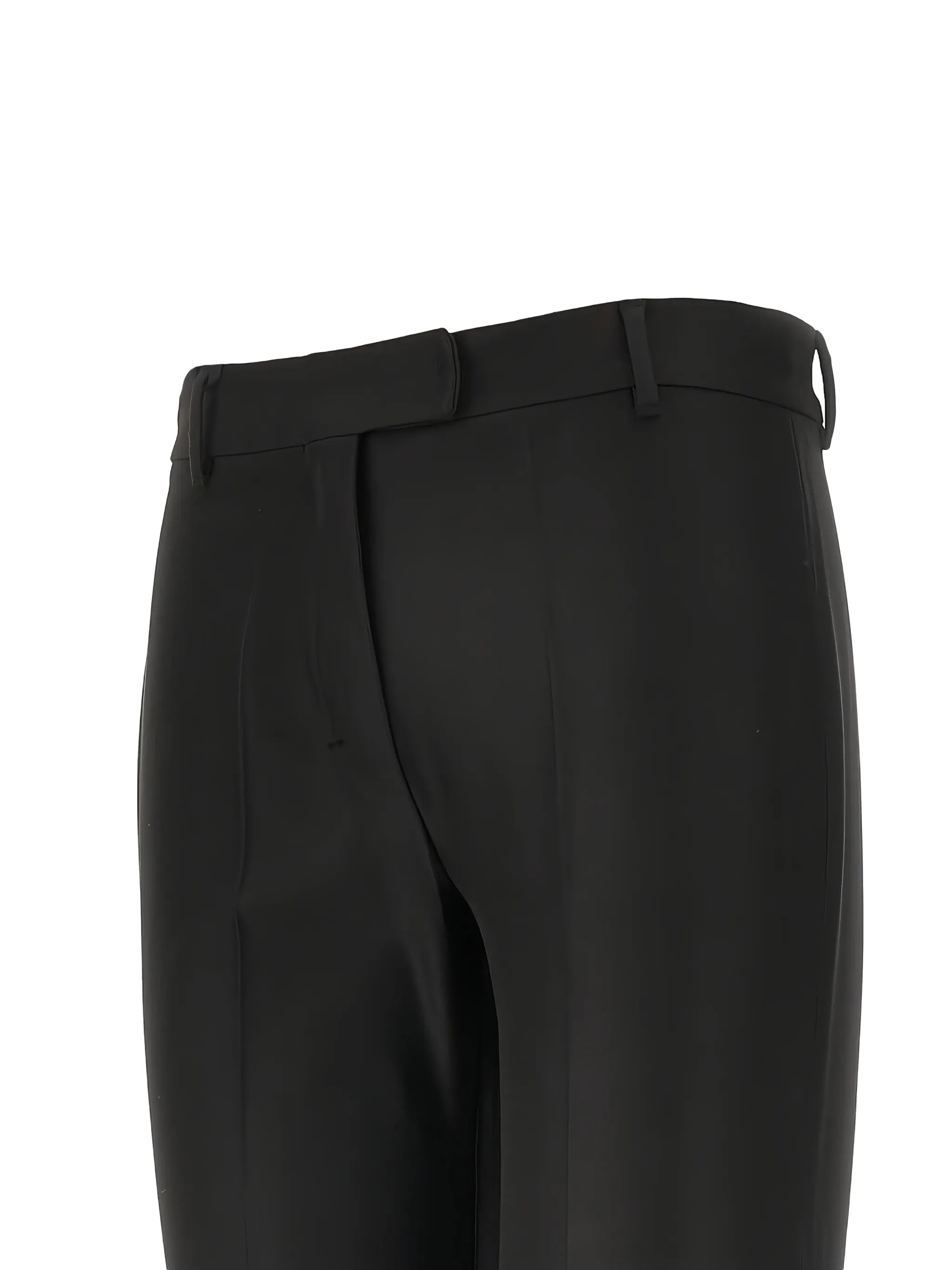 Black Fatina Straight-Leg Tailored Pants