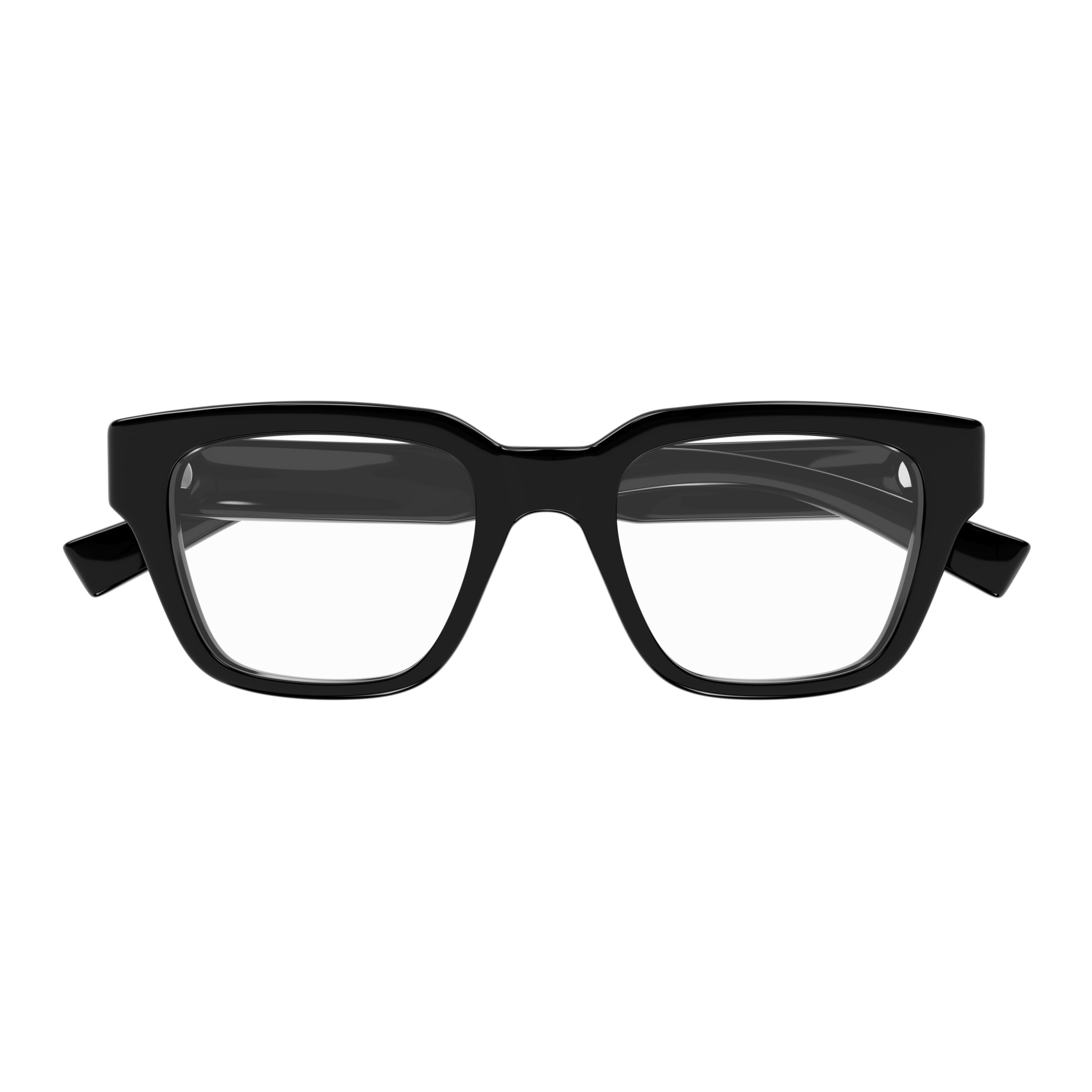 Sl 804 Black Acetate Bold Rectangular Sunglasses