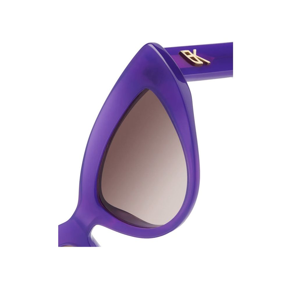 Cherry Bold Cat-Eye Sunglasses With Inner Bevels