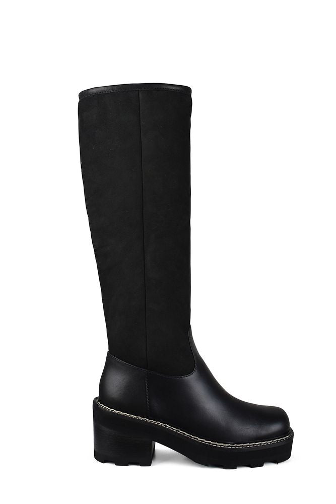 Tall Boots In Smooth Leather