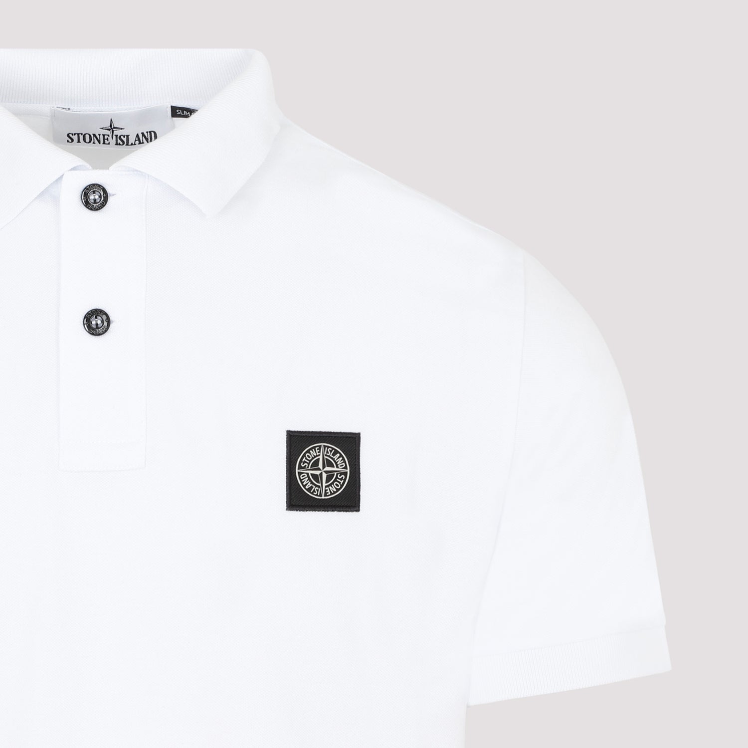 Classic White Cotton Polo With Iconic Logo Detail
