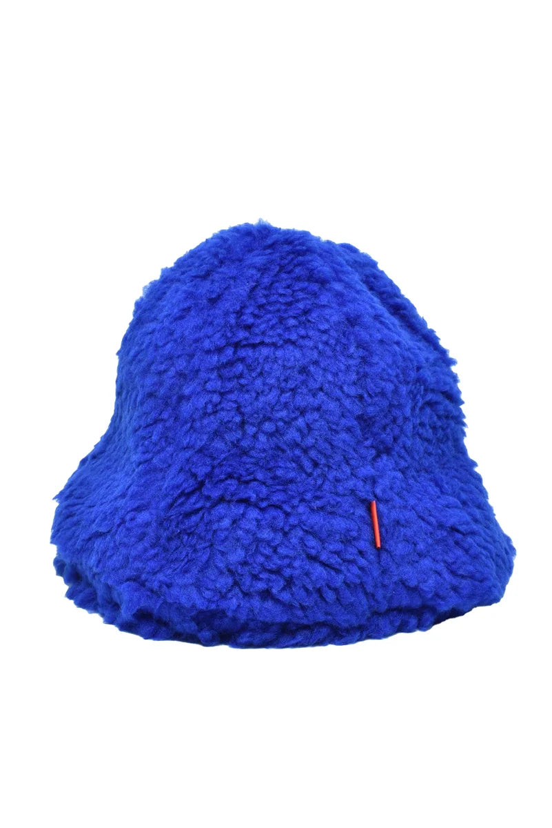 Plush Hat - Blue
