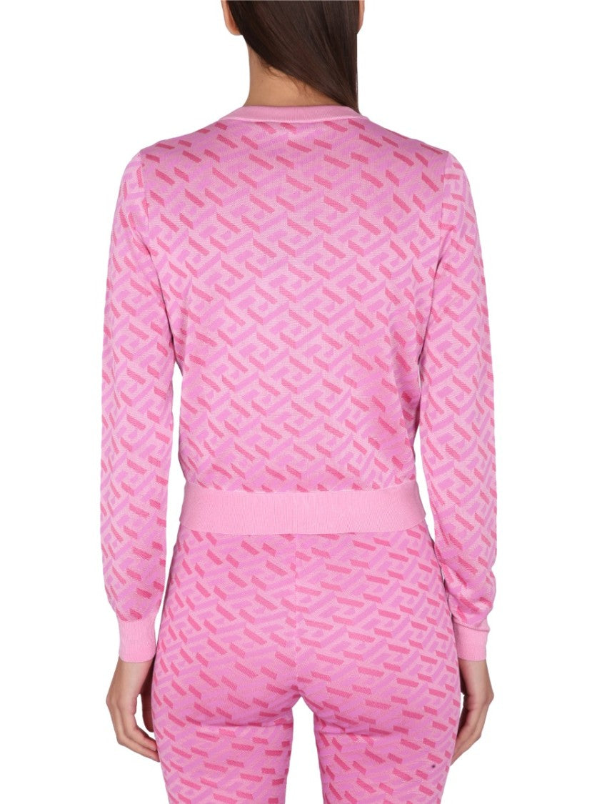 Jacquard Cardigan La Greca