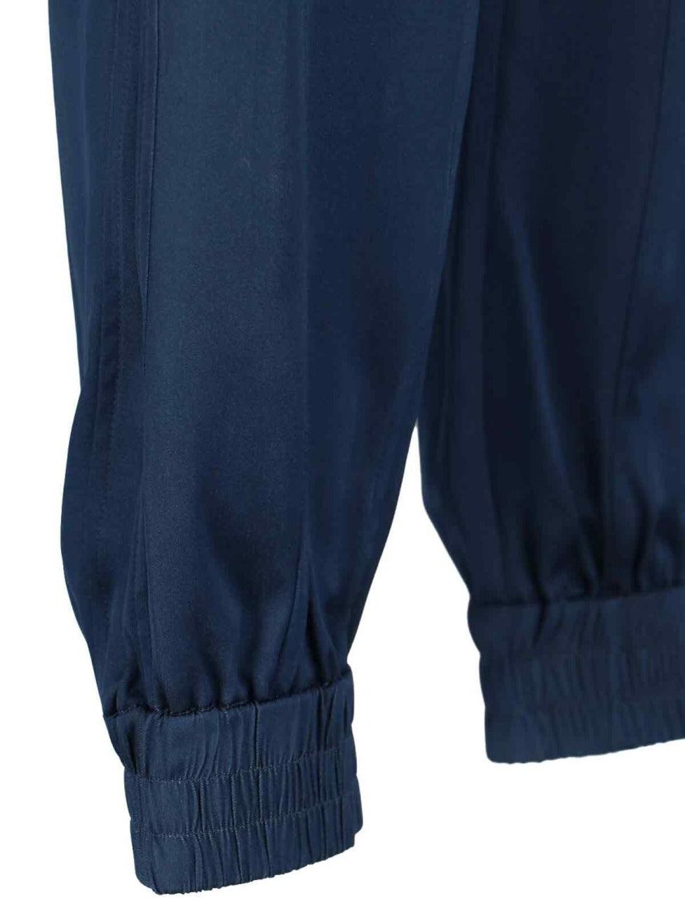 High-Waisted Silk Blend Athletic Pants With Drawstring Closure