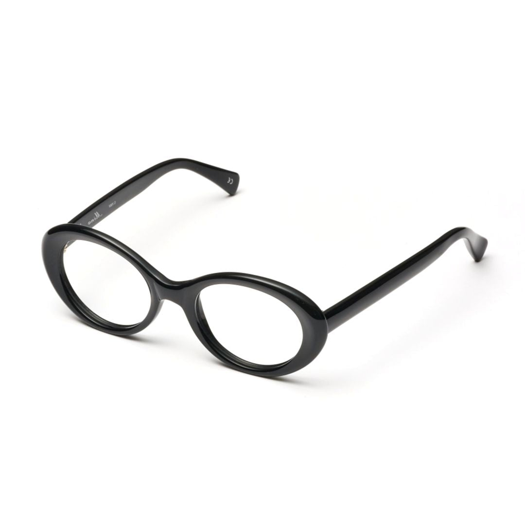 Mina Oval-Frame Sunglasses with Bold Glossy Finish