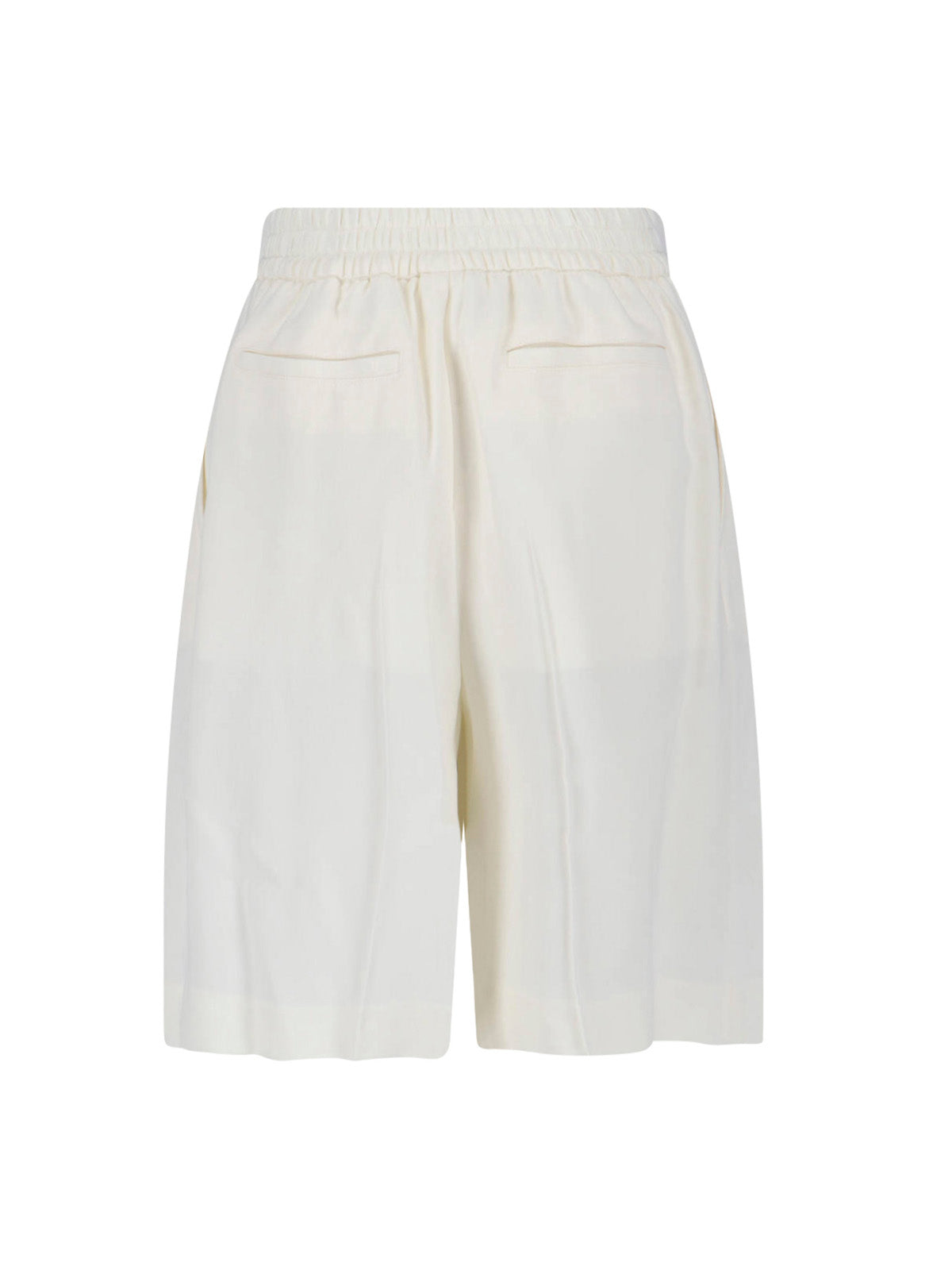 Straight-Leg Trousers with Classic Waistband and Polished Finish
