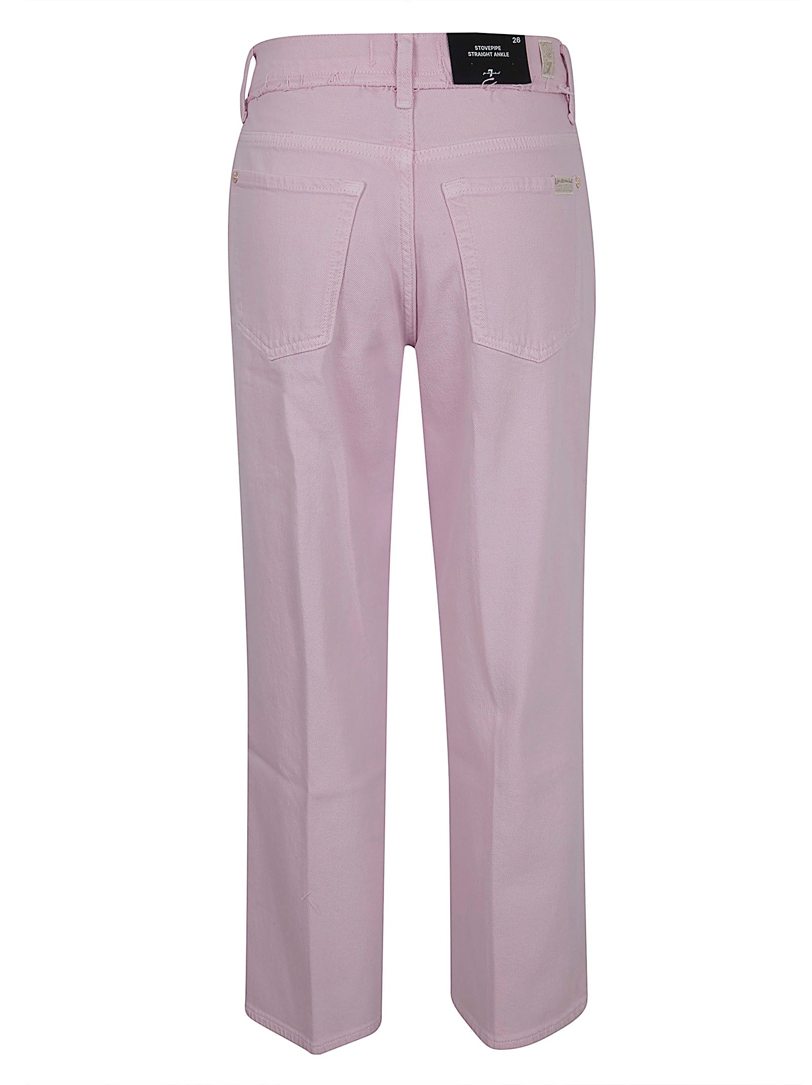 Pink and Purple Flared Jeans