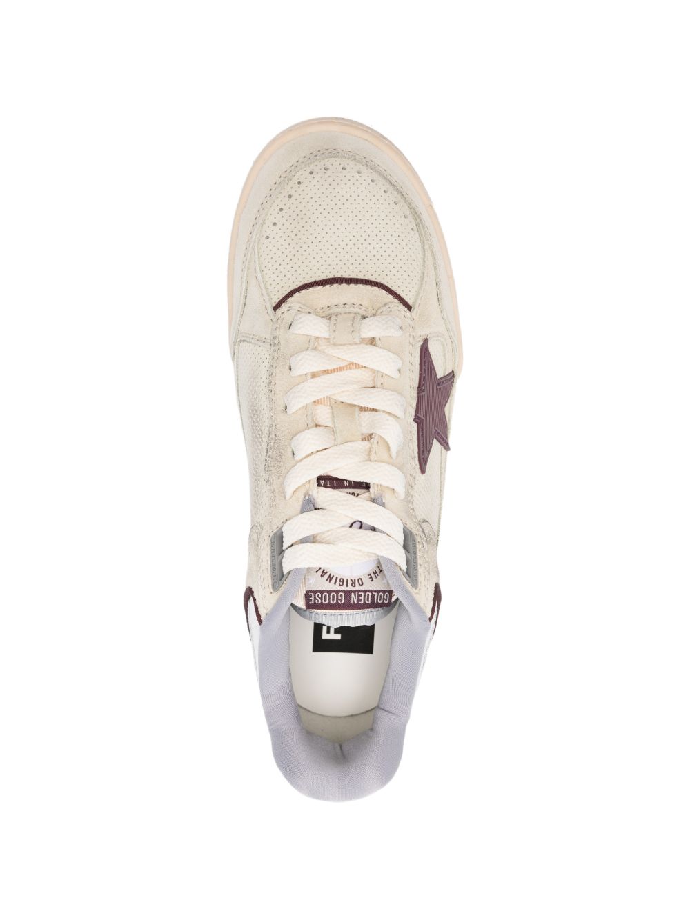 Low-Top Sneakers with Silk and Nylon Finish