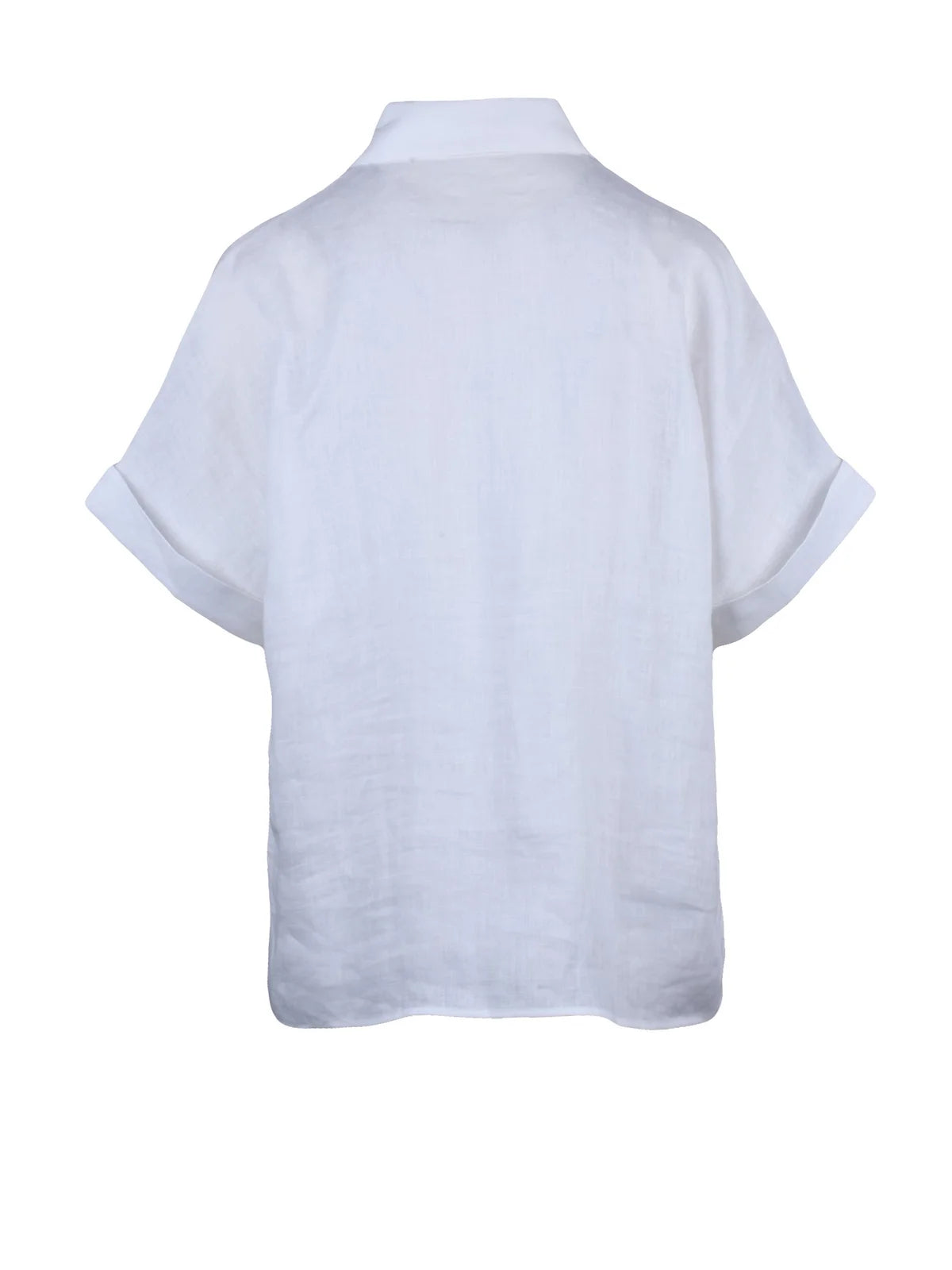 White Women Linen Shirt