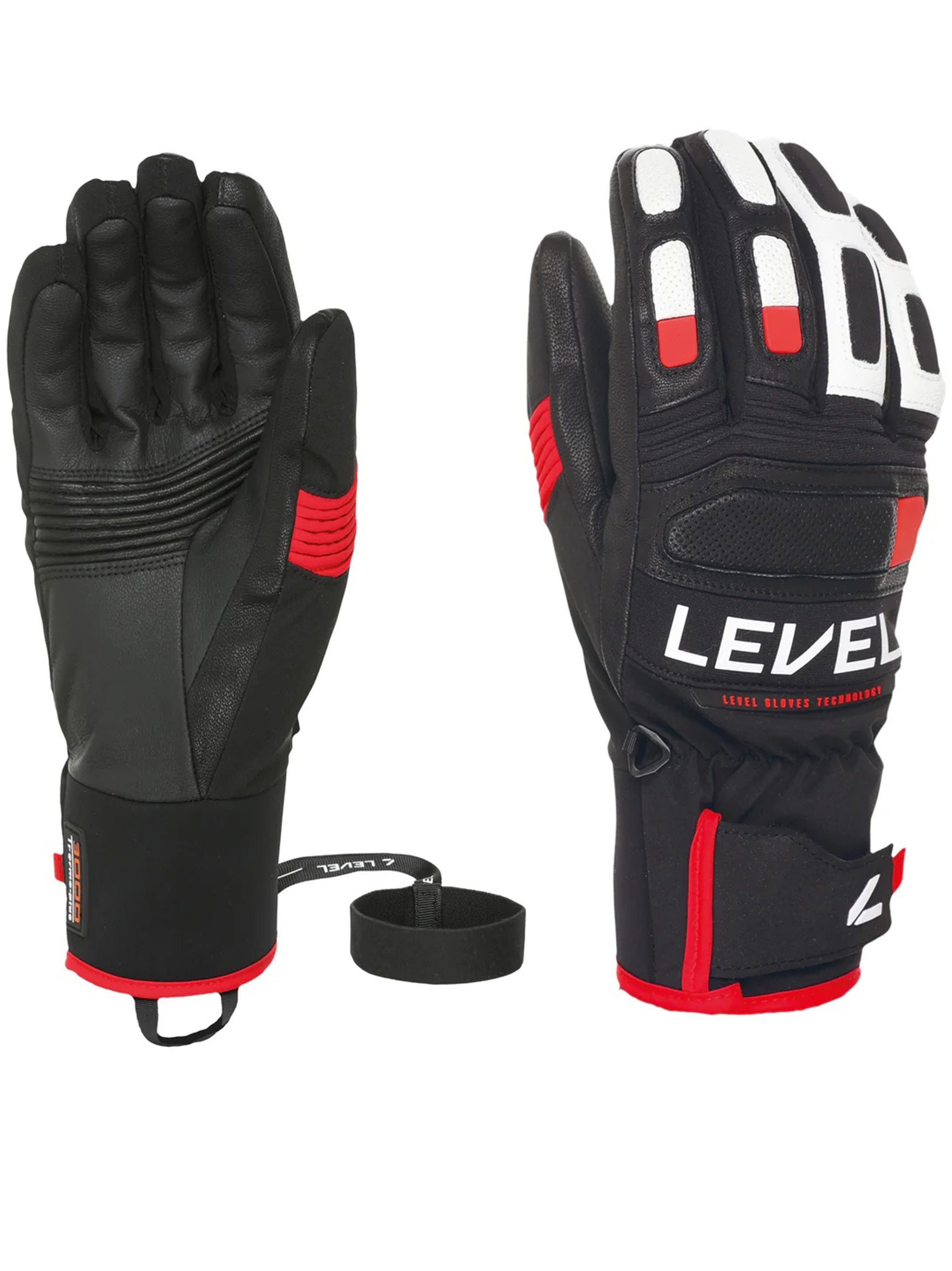 Black Guanto Jag Robust Padded Gloves