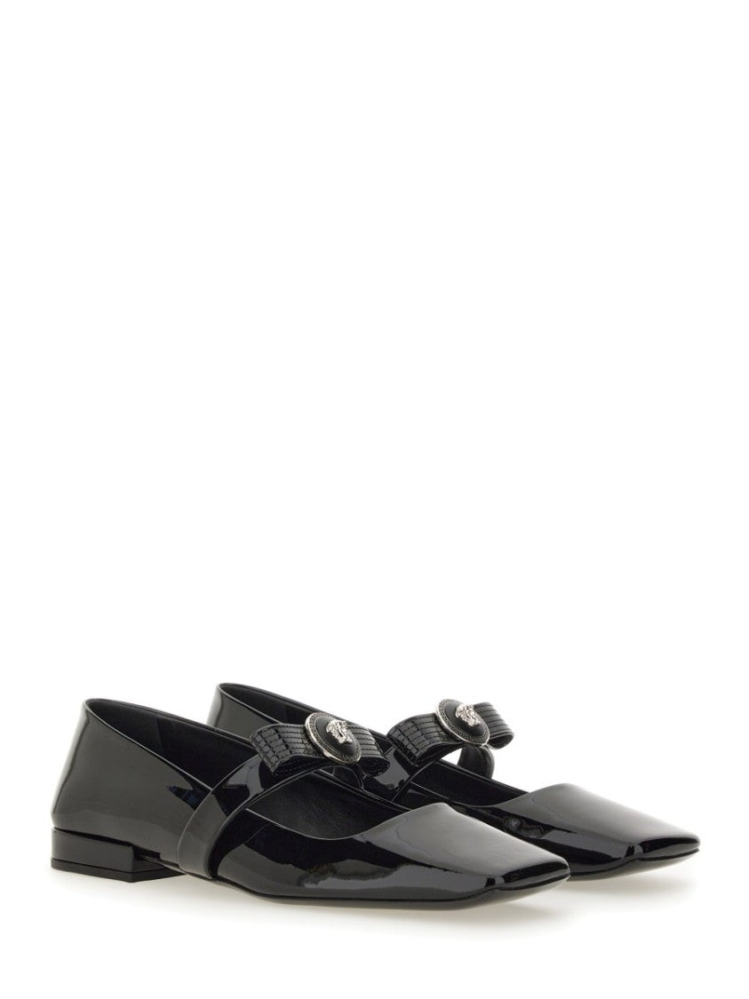 Patent Leather Ballerina "Gianni Ribbon"