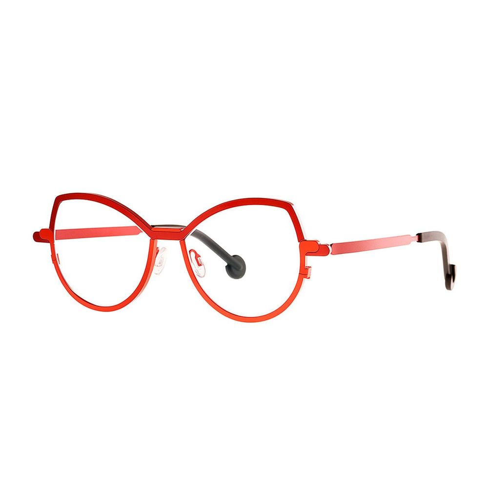 Strip Neon-Inspired Cat-Eye Sunglasses With Titanium Frame