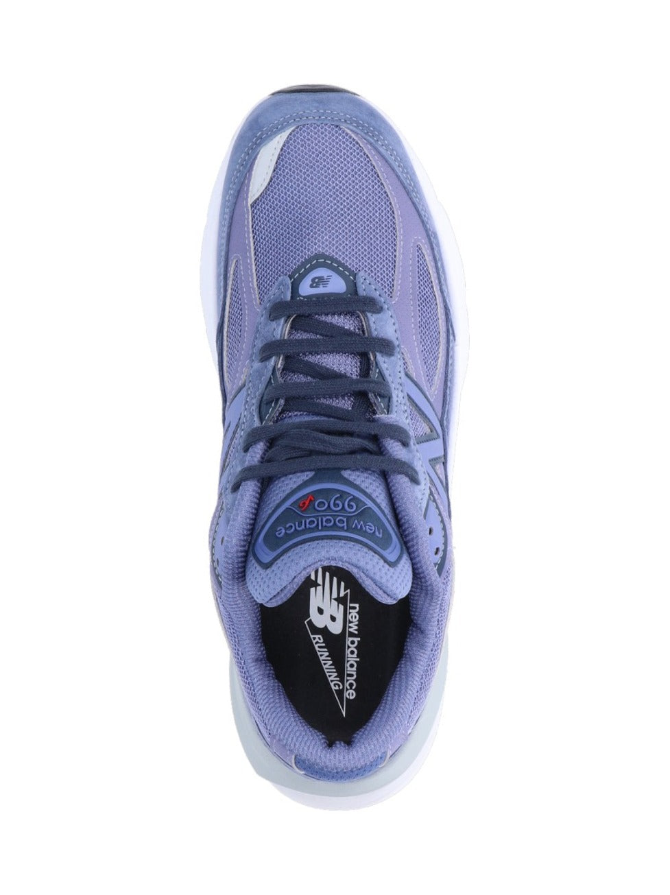 990V6 Sneakers In Purple Suede And Mesh