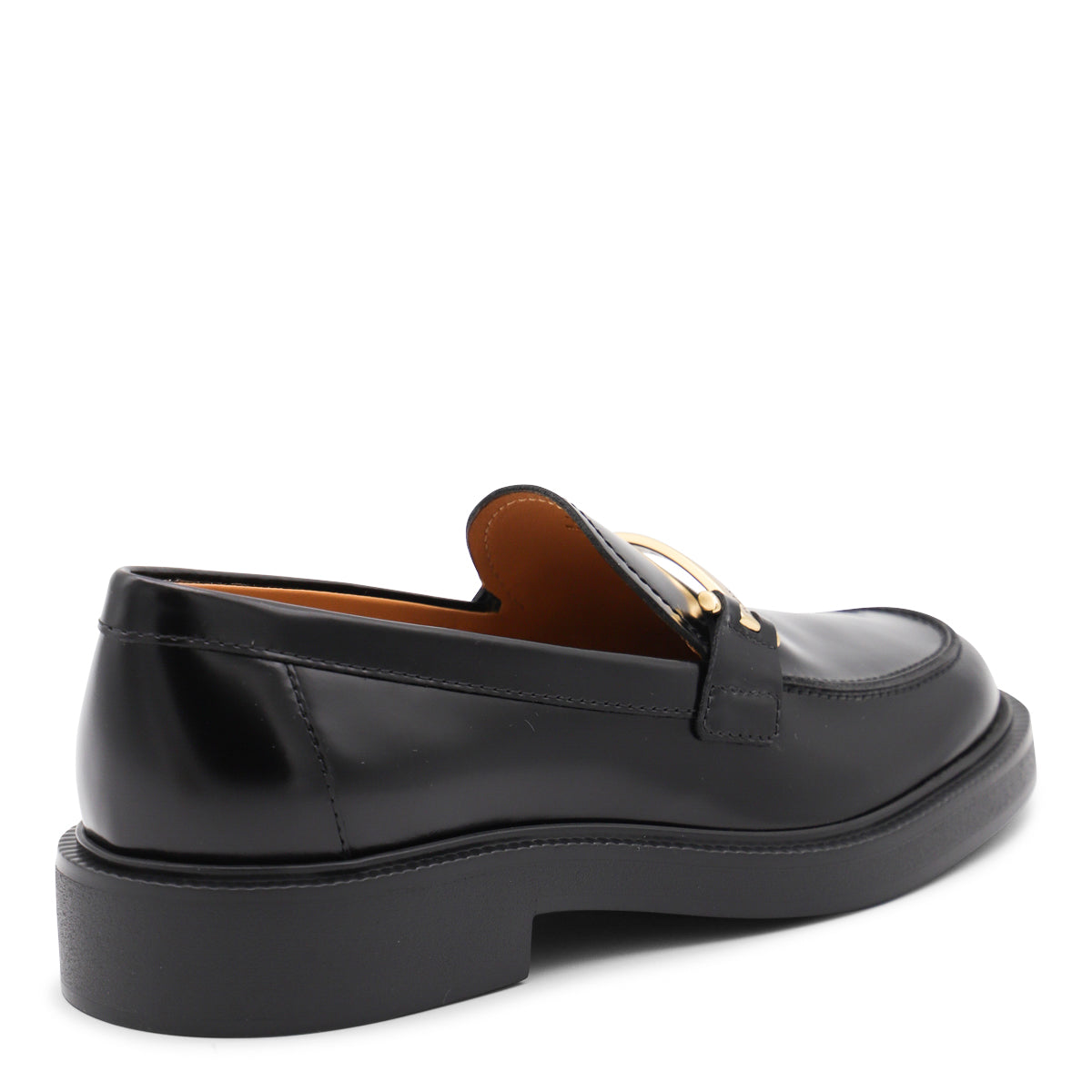 Black Leather Loafers