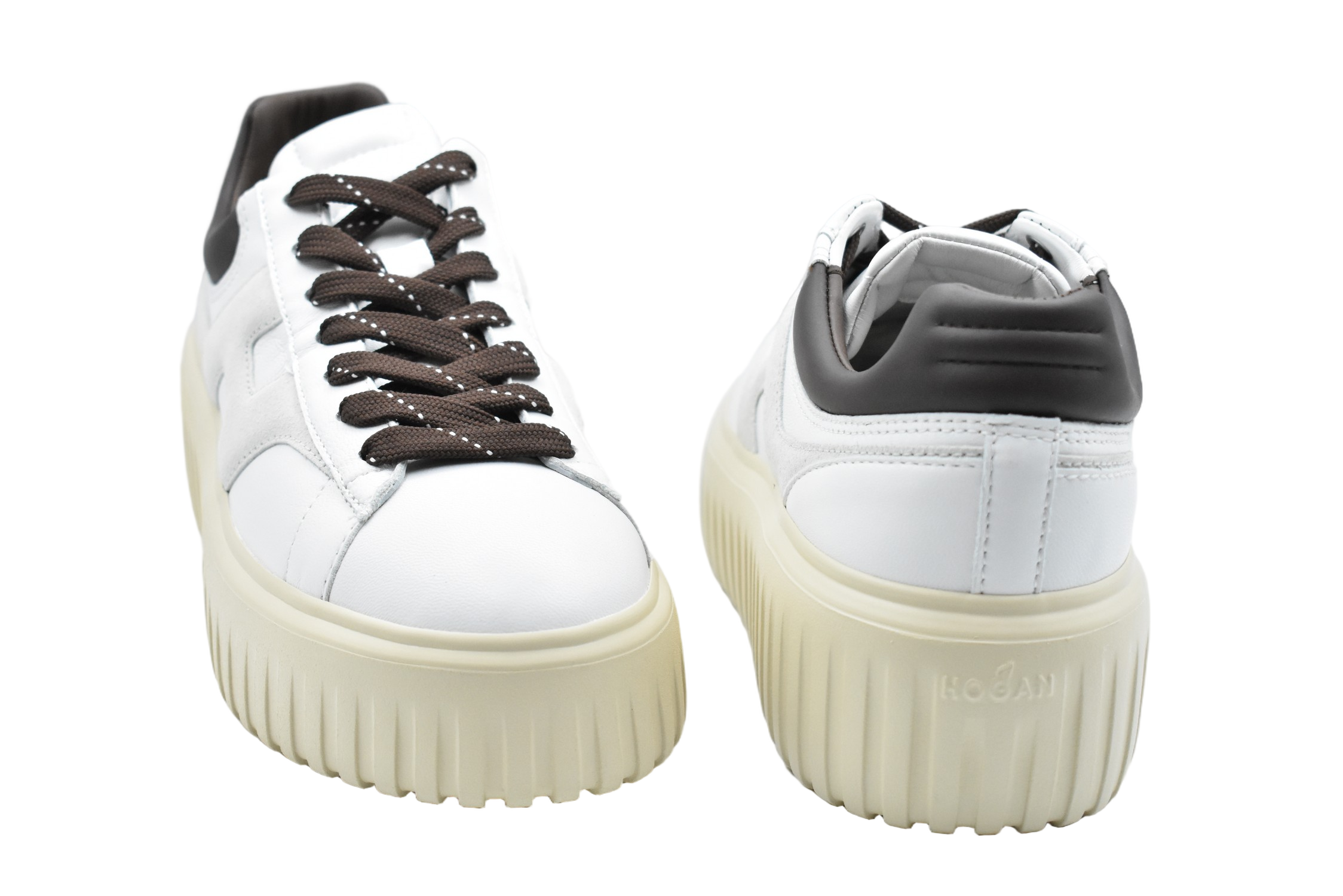 Low Sneakers With Leather
