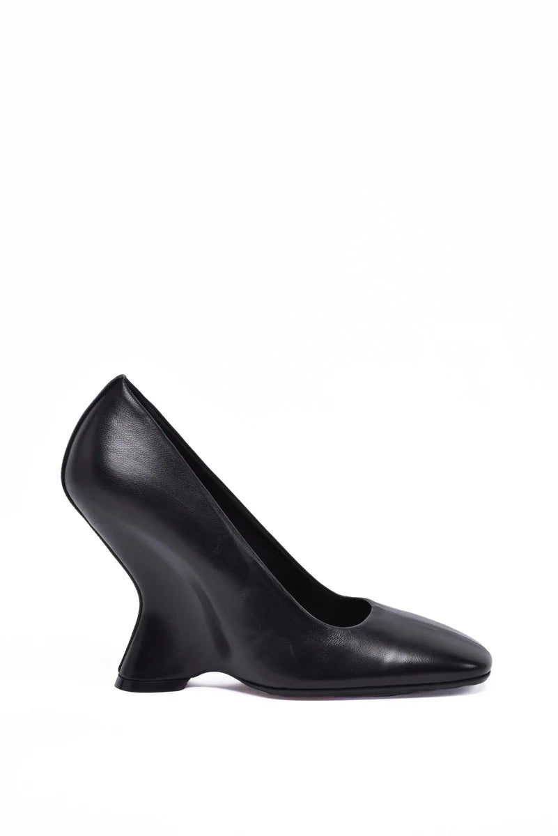 Heeled Pumps Covered Heel - Black
