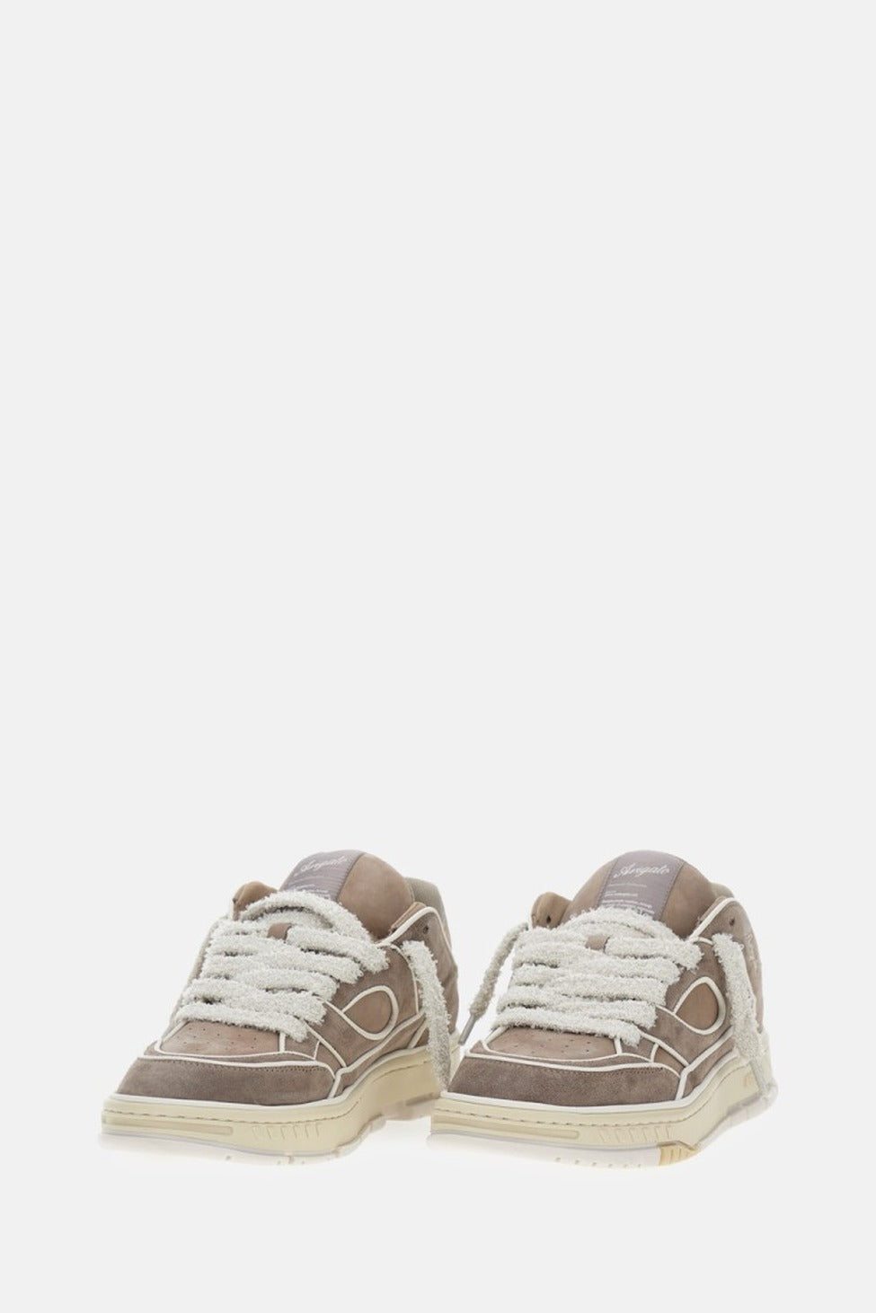 Low-Top Nubuck Sneakers With Embroidered Logo