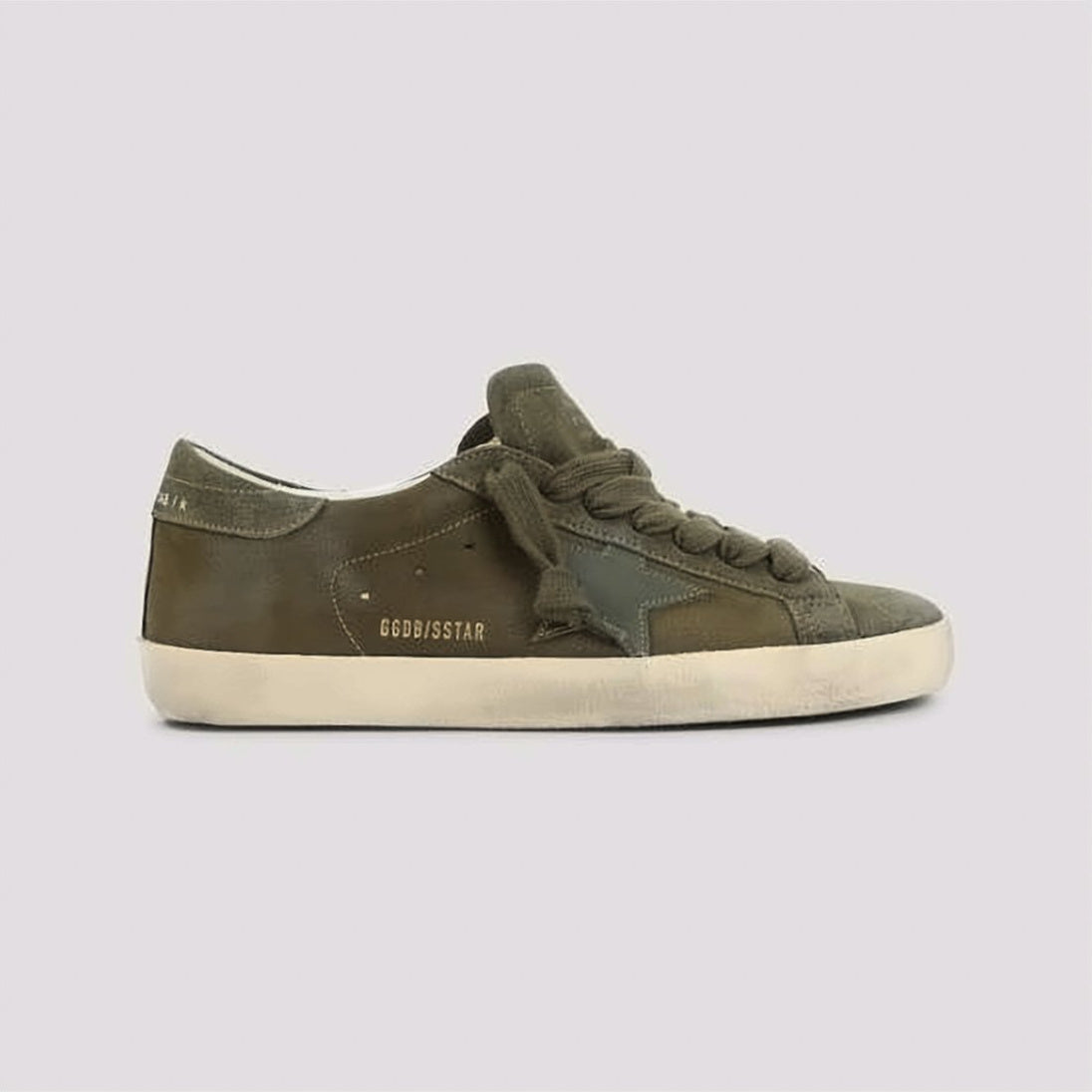 Suede Low-Top Sneakers with Vintage Finish