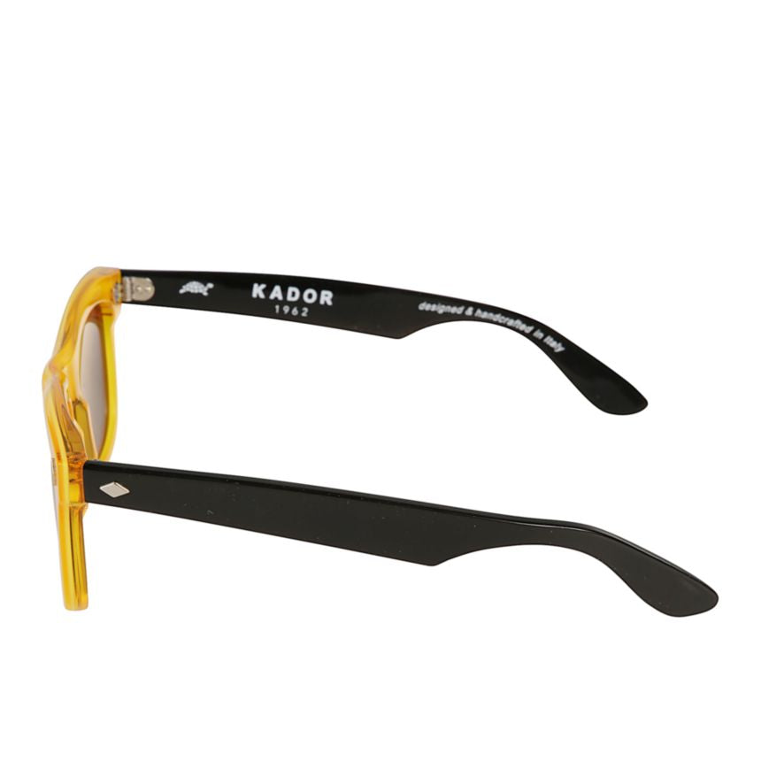 Voyager Bold Yellow Front Frame Sunglasses with Black Temples