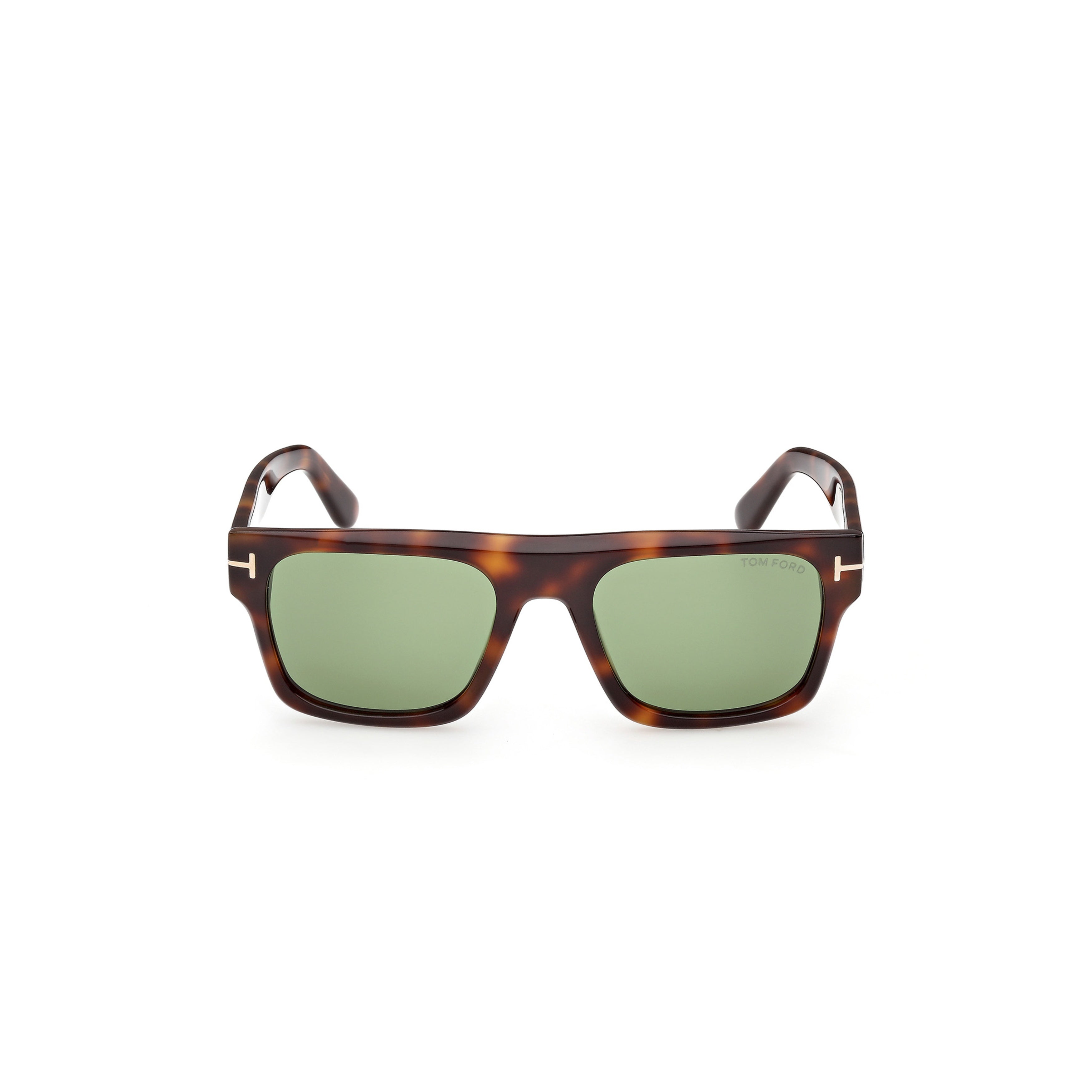 Ft1337 Rectangular Tortoiseshell Sunglasses