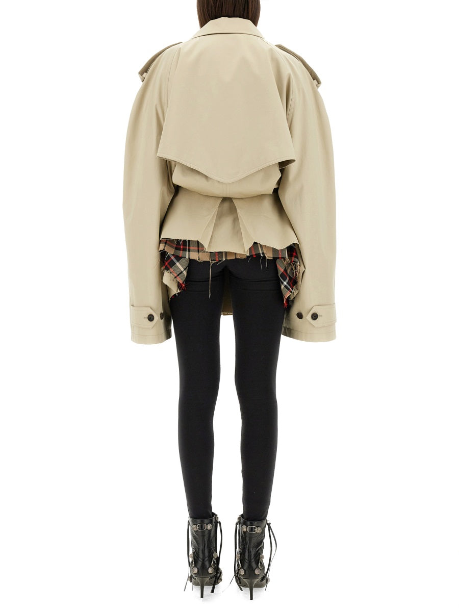 Cropped Trench Coat