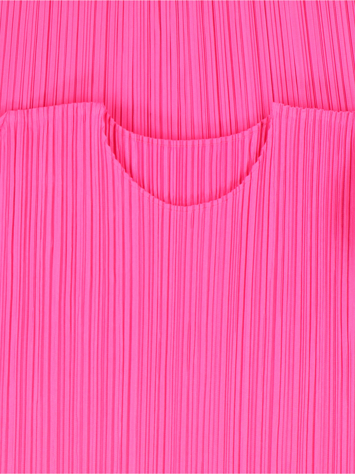 Pink Pleated Midi Dress