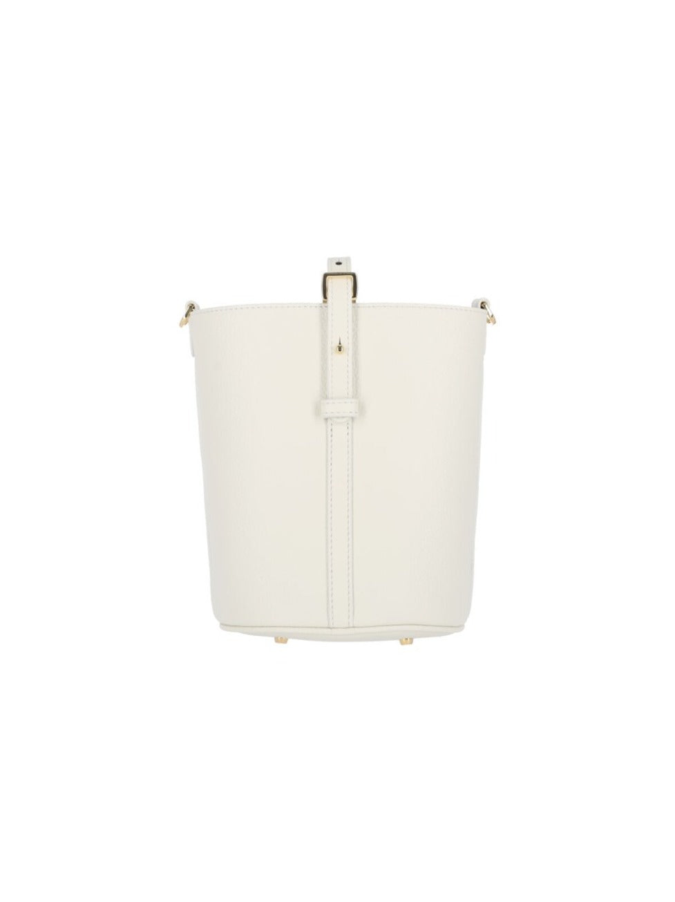 "Jp" Small Bucket Bag – White