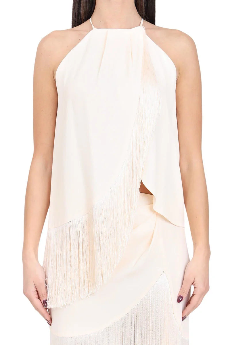 Acetate and Silk Top - Multicolor