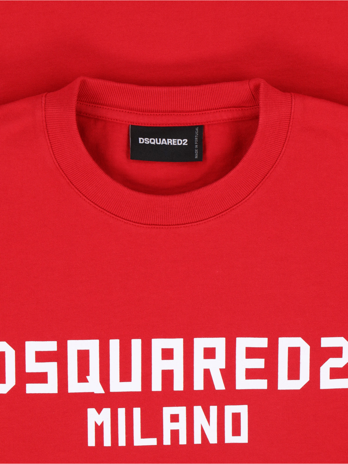 Cotton T-Shirt with Contrasting Logo Design