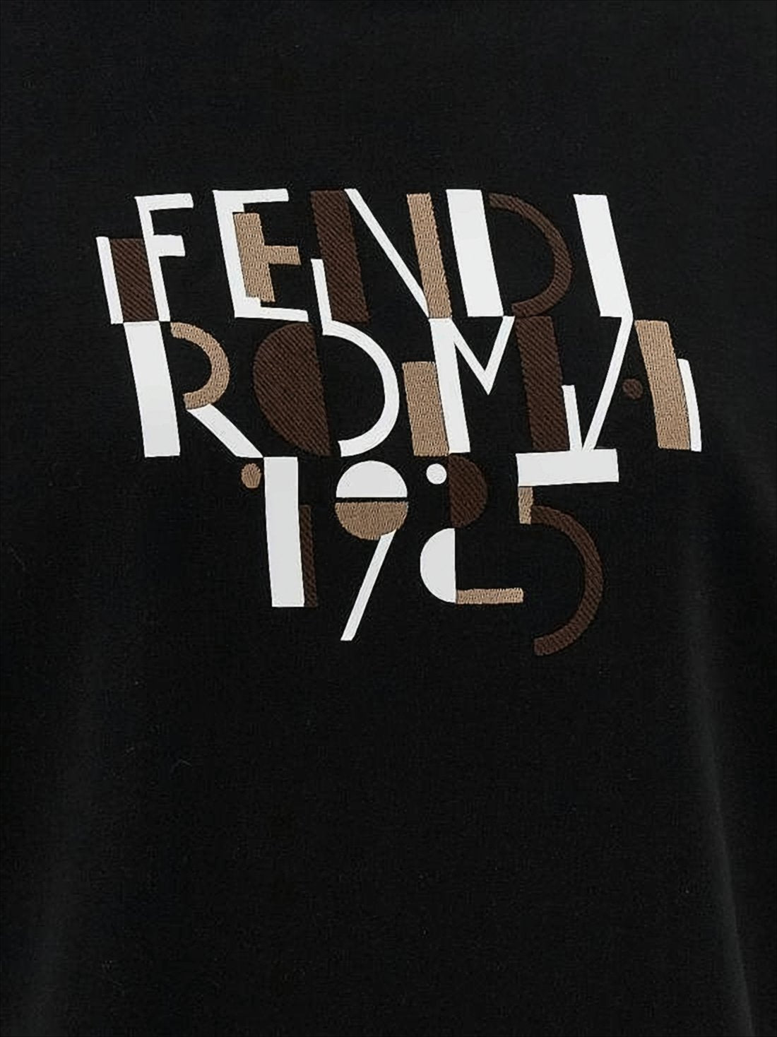 Relaxed Fit Graphic Print Fendi Hoodie
