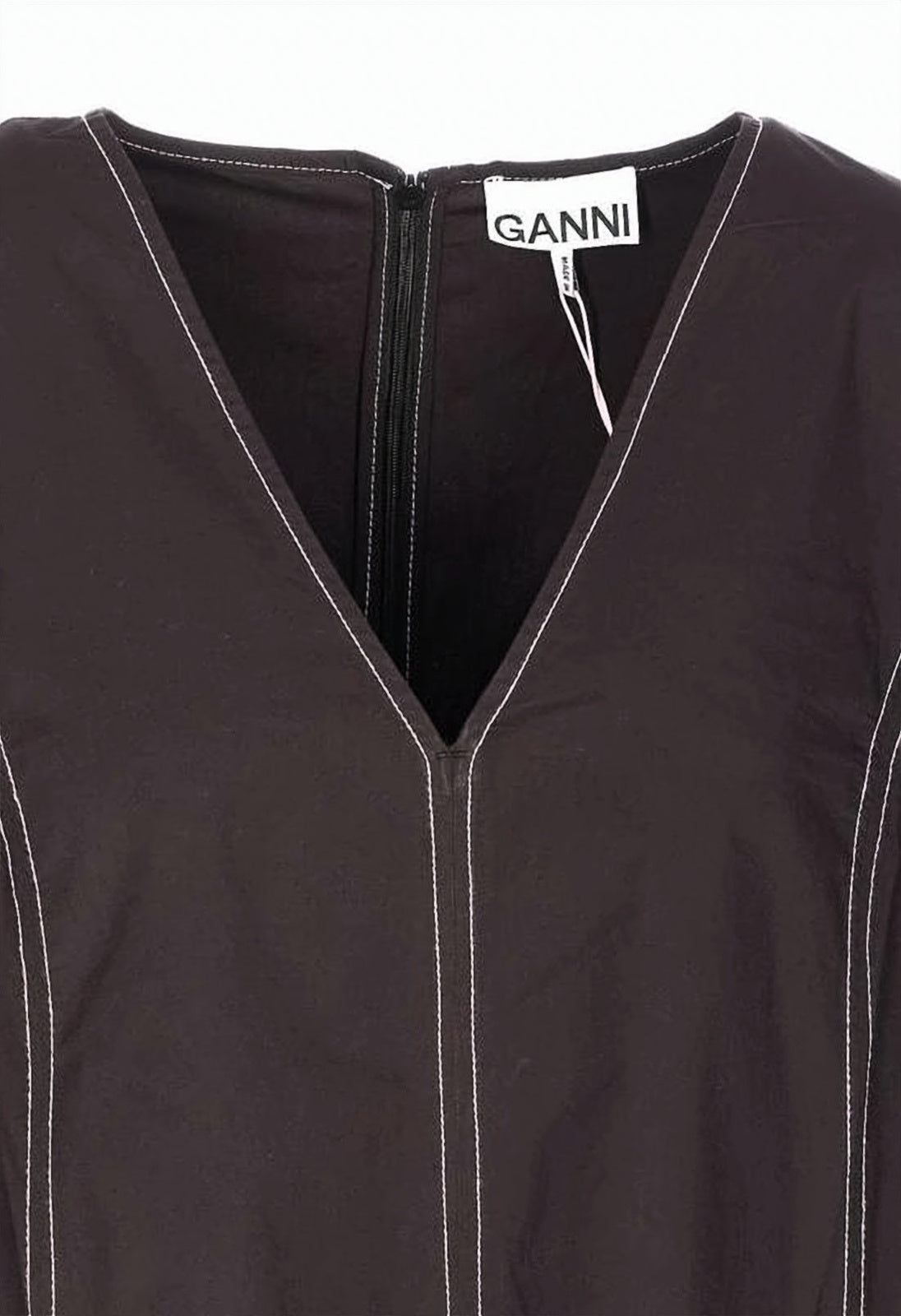 A-Line Dress With V-Neckline