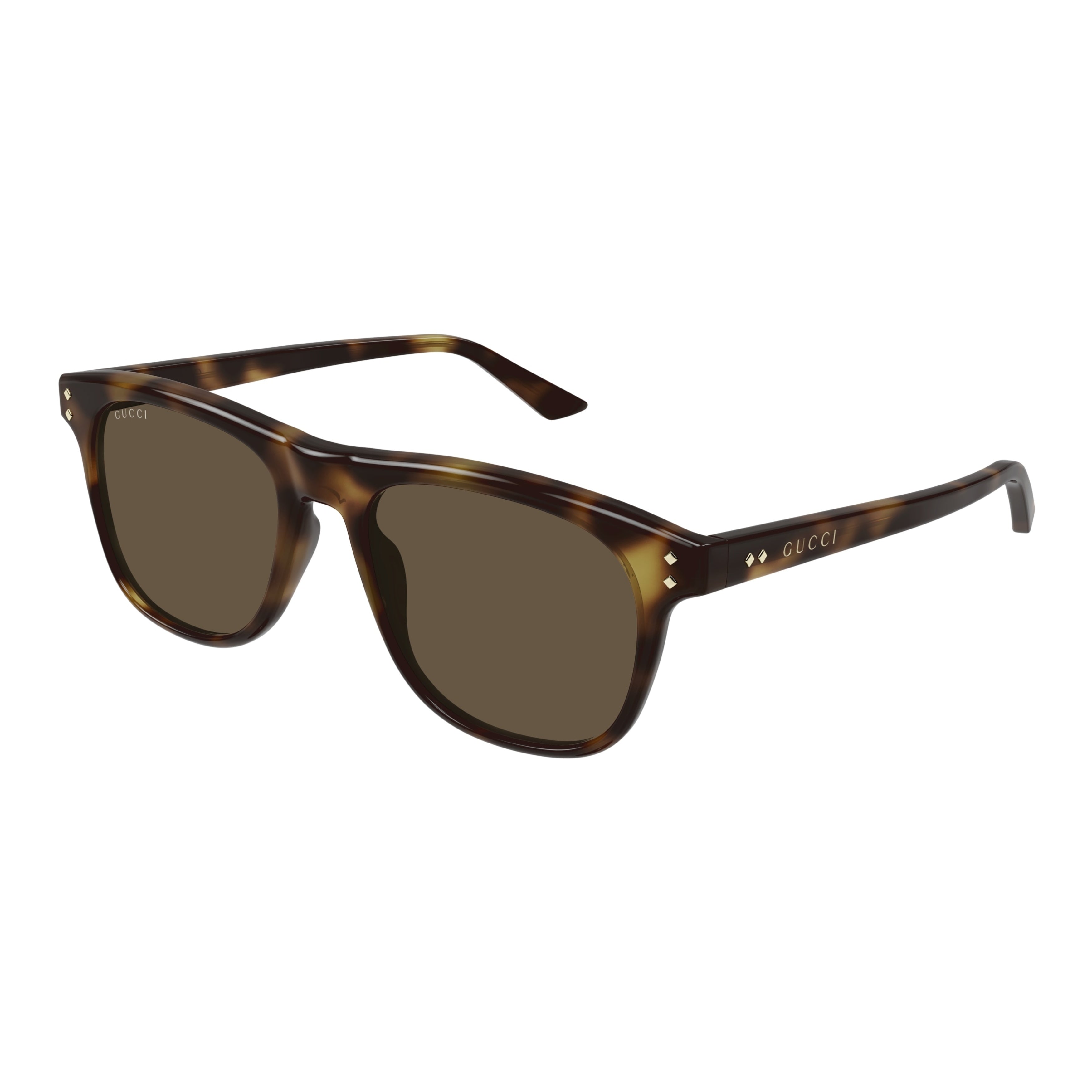 Gg1893s Classic Square Frame Tortoiseshell Sunglasses