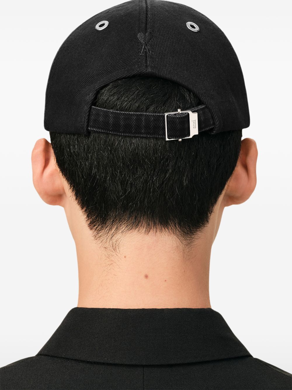 Felt Baseball Cap with Signature Embroidery