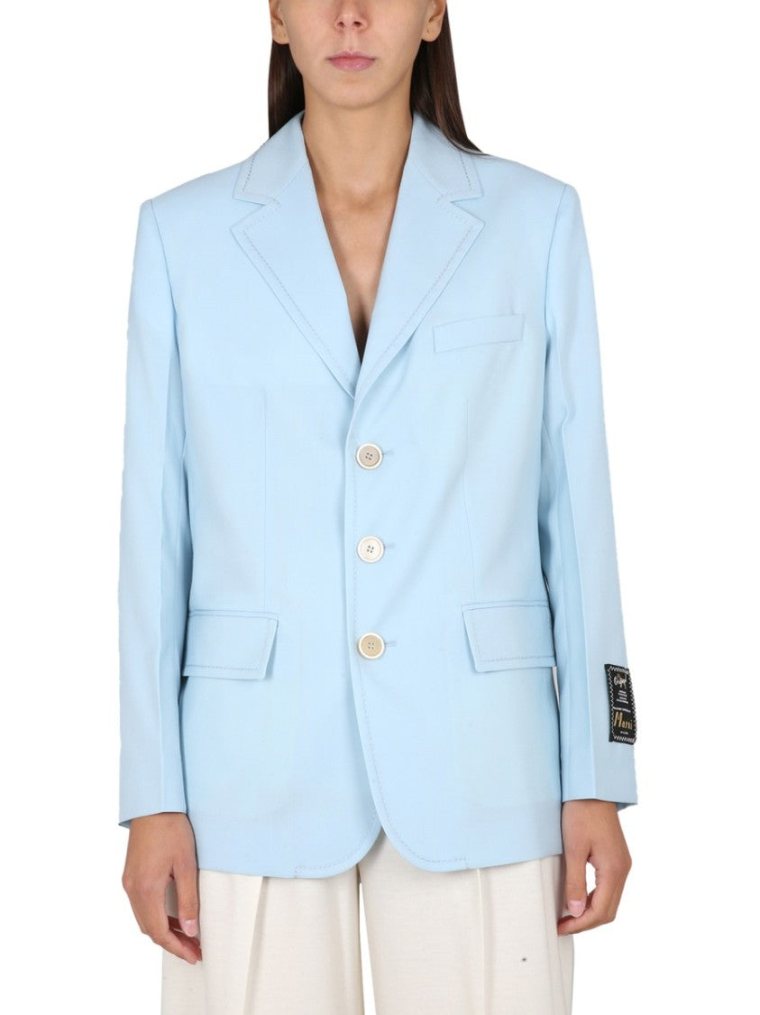 Cool Wool Long Blazer