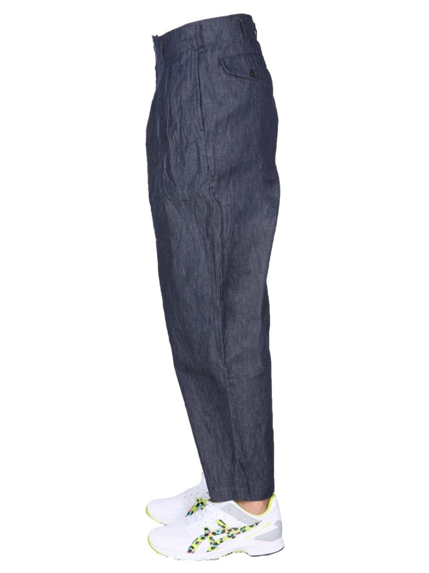 Relaxed Silhouette Straight Fit Trousers