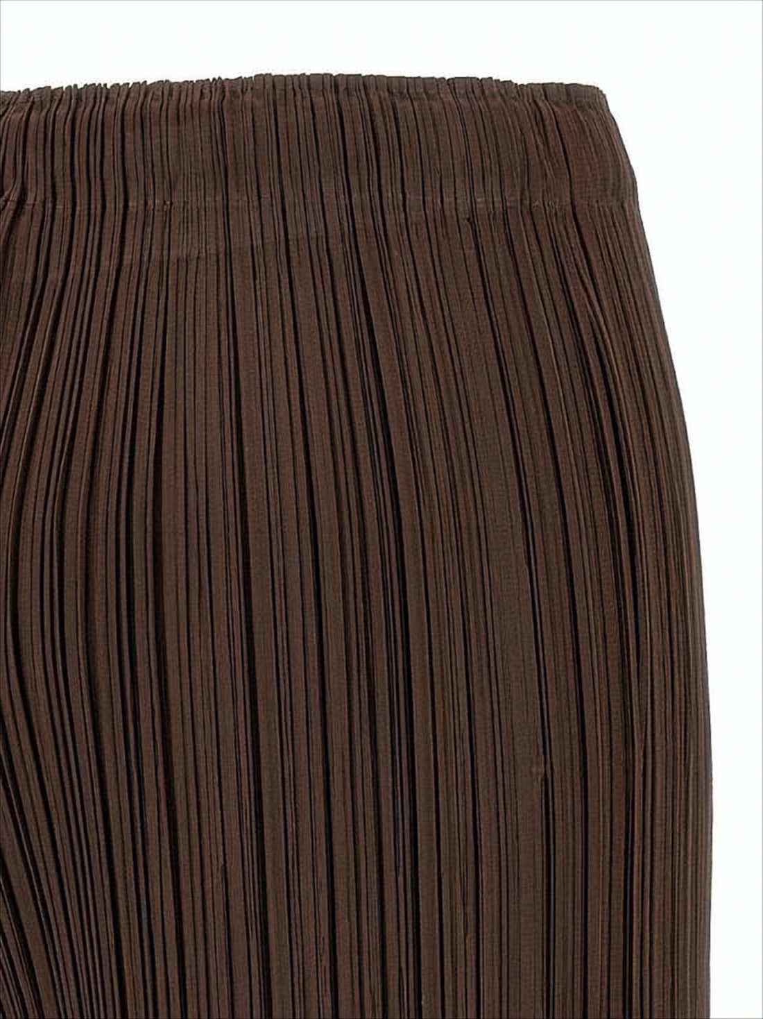 Cropped Wide-Leg Pants with Fine Pleats