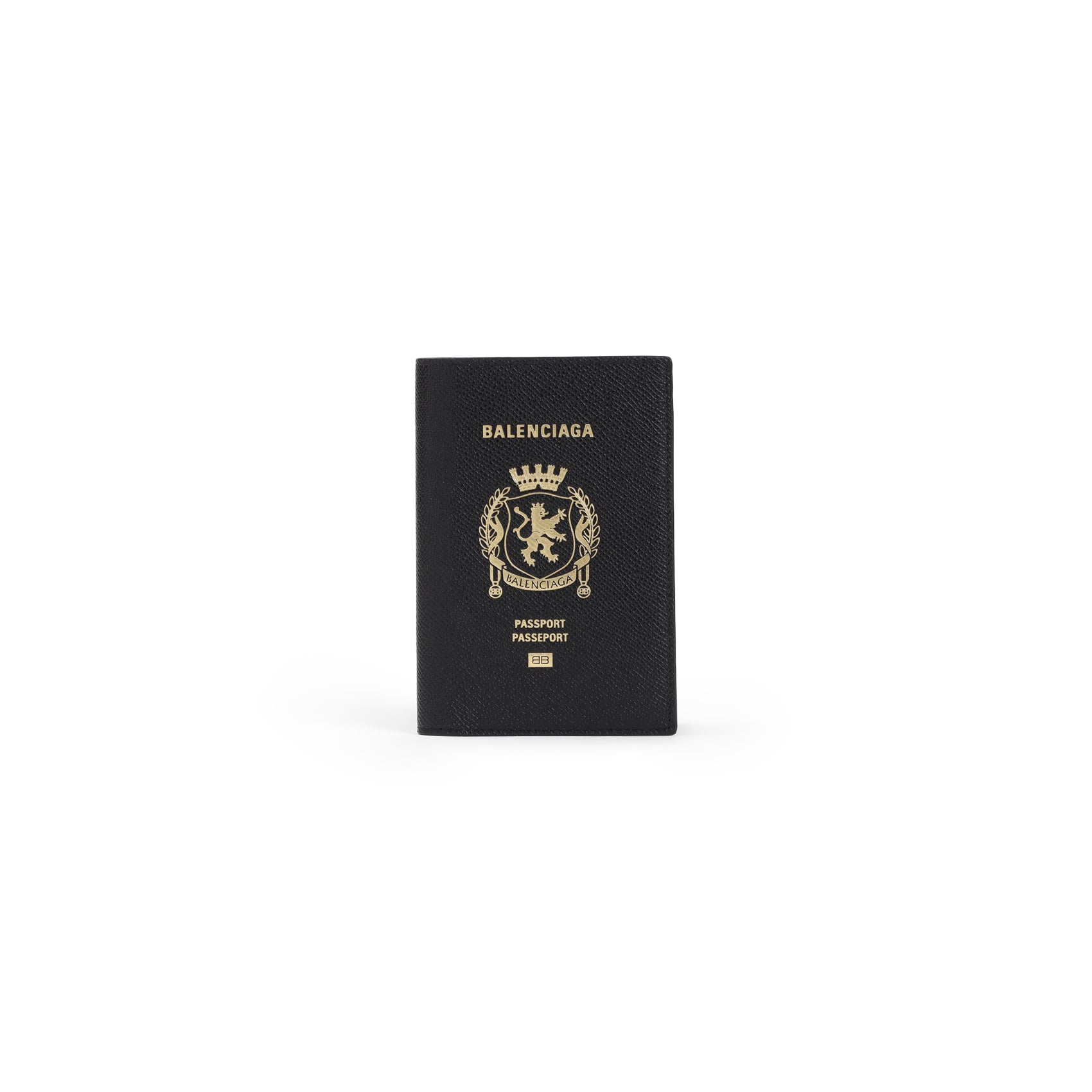 Grained Calf Leather Passport Holder