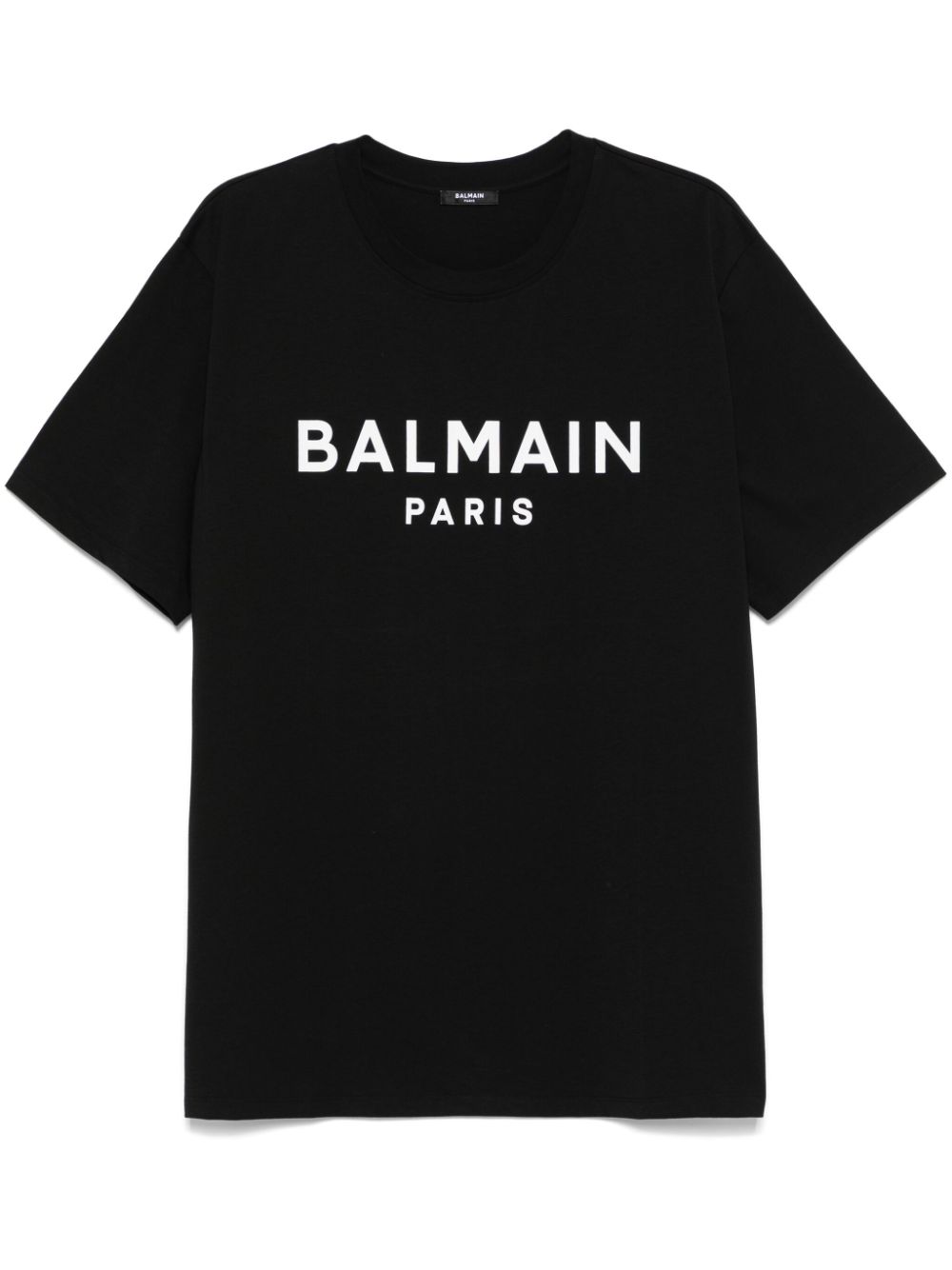 Relaxed Fit Black Crew Neck T-Shirt