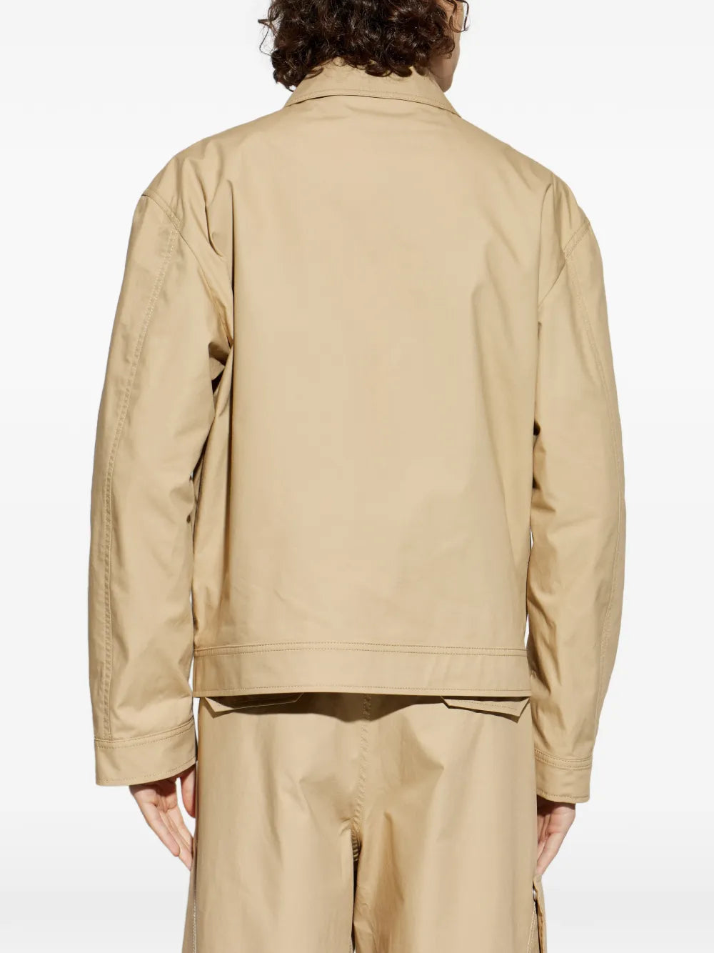 Boxy Silhouette Moschino Capospalla Jacket