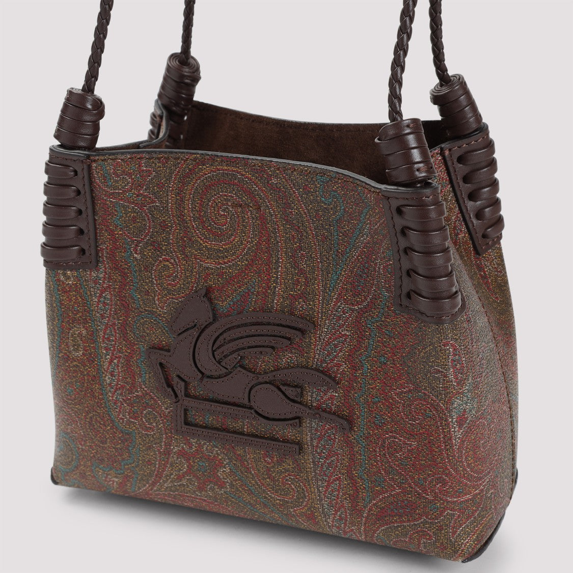 Arnica Xs Shoulder Bag In Signature Brown Canvas