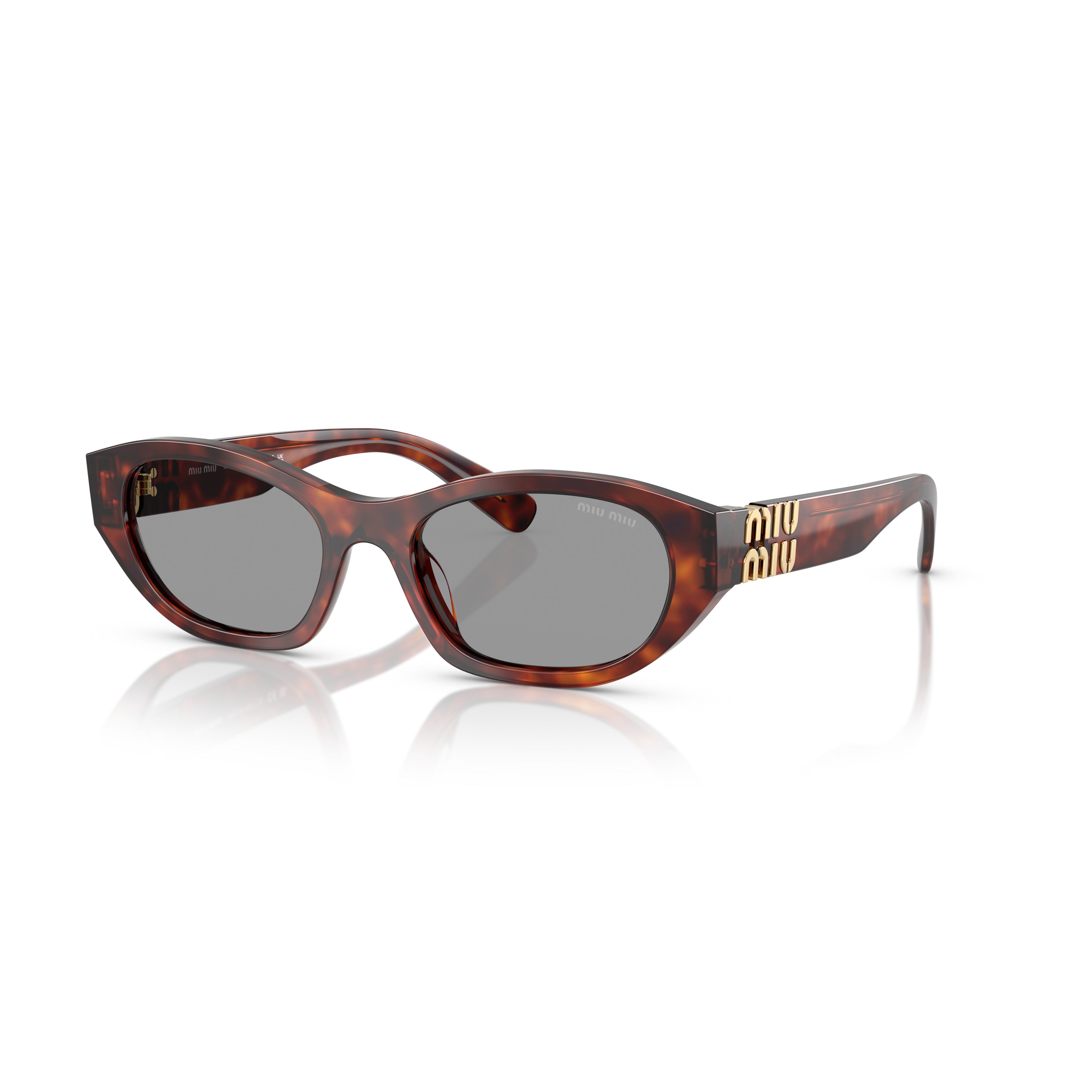 0mu A03s Tortoiseshell Oval Frame Sunglasses