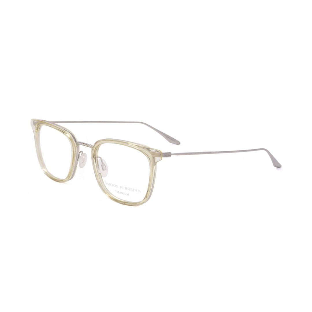Bp5090 490lm Translucent Light Beige Acetate Sunglasses with Metallic Temples