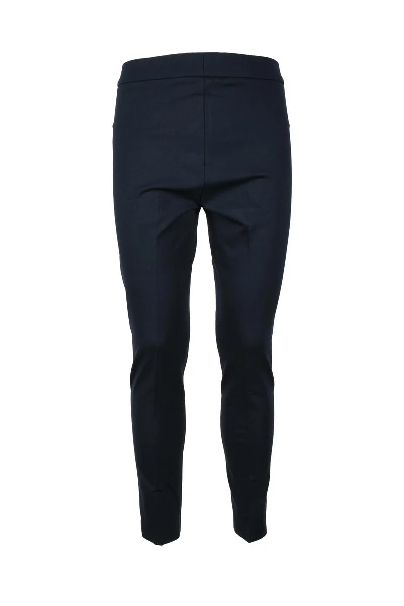 Viscose Stretch Trousers - Blue