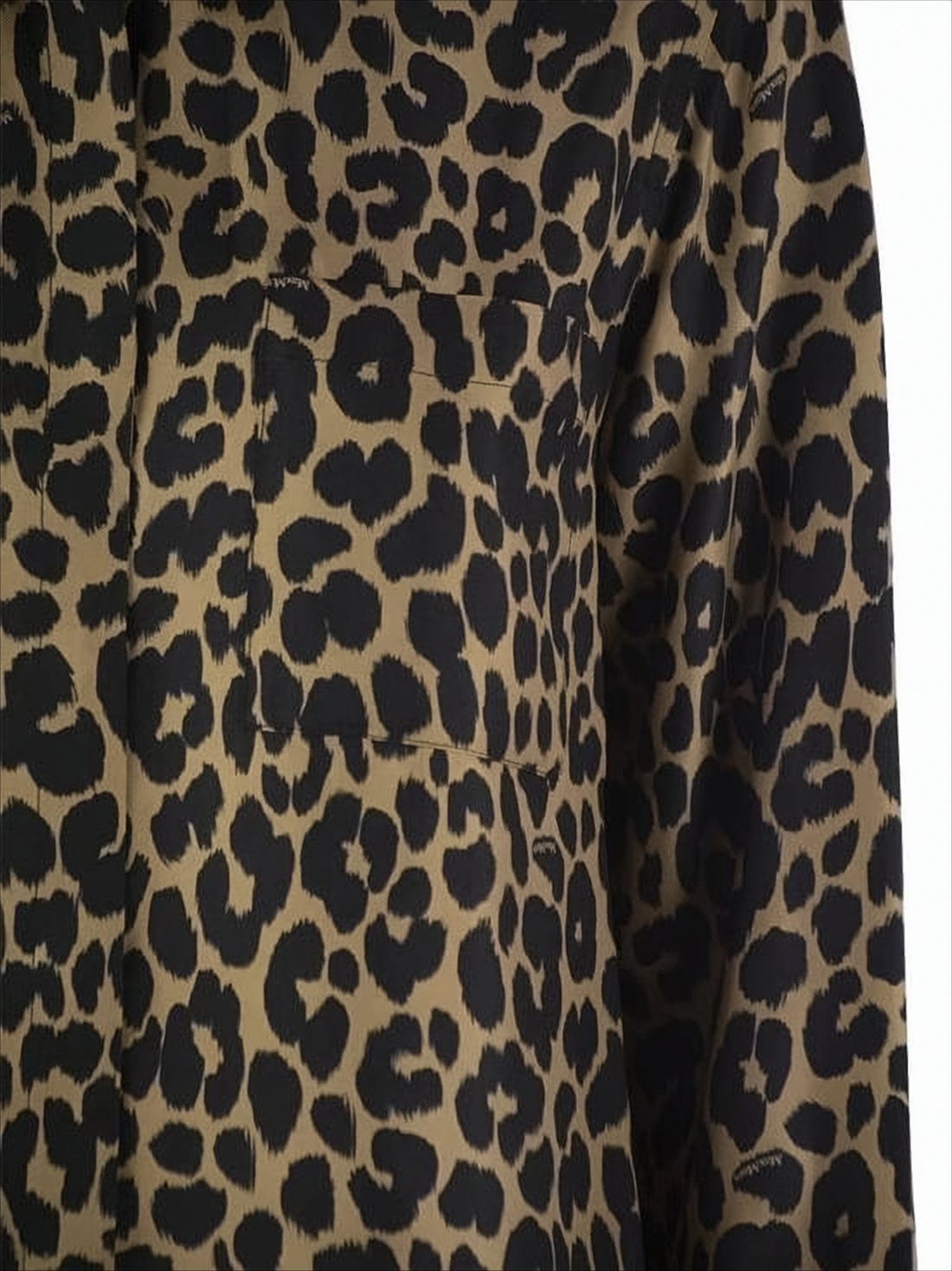 Leopard Print Silk Blouse