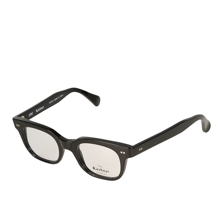 Kayo Classic Rectangular Frame Eyeglasses with Glossy Black Finish