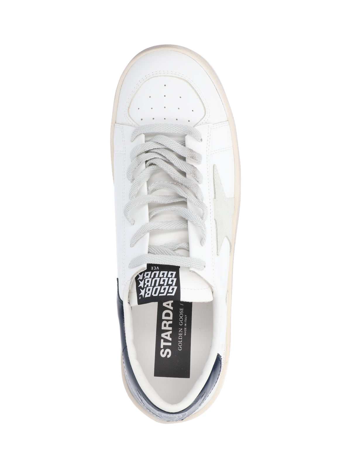 White Stardan Suede Star Leather Sneakers