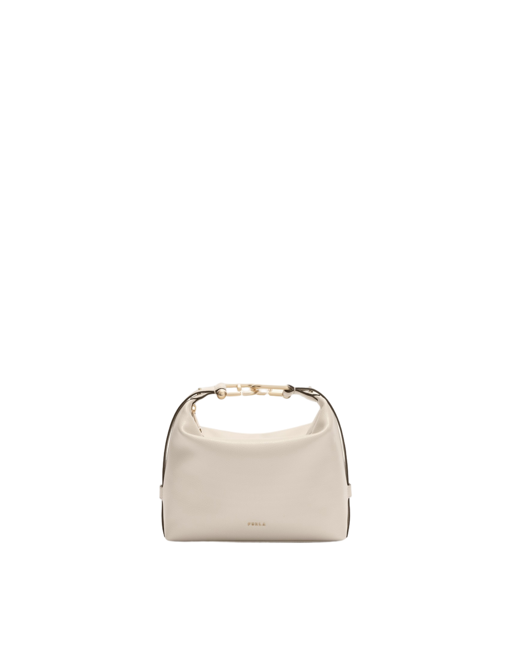 Tonie Mini Hobo Bag In Sand Leather