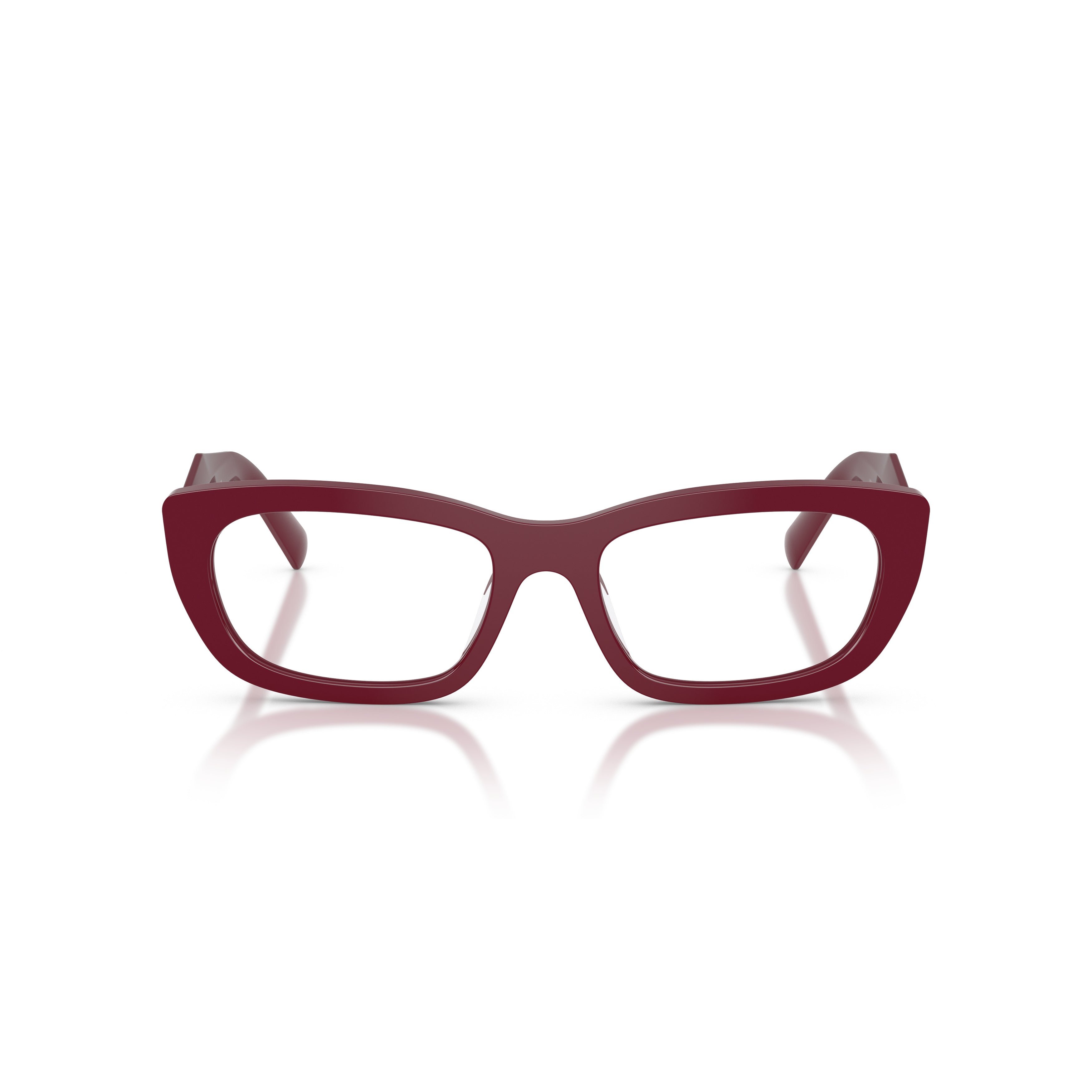 0pr D09v Wide Acetate Rectangular Eyeglasses